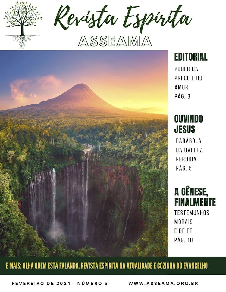 imagem de capa de Revista Espírita Asseama edição 5 (fev/2021)